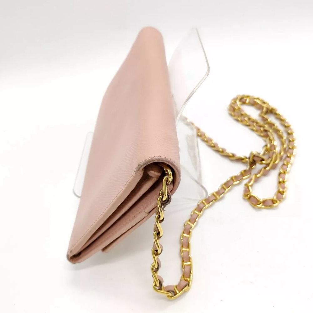 Authentic Preloved Prada Wallet On Chain - image 2